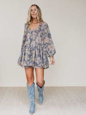 Sunday Forever Floral Romper: undefined