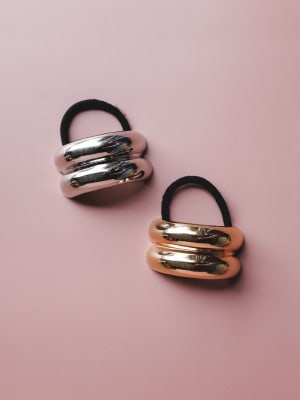 2 Piece Hair Tie Cuff Set: undefined