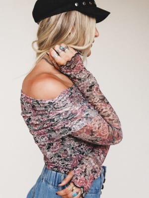 Rose Trail Bodysuit: undefined
