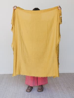 cabin-calling-blanket-scarf-mustard/Mustard