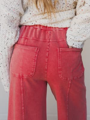 lucky-one-wide-leg-full-pant-red/Red