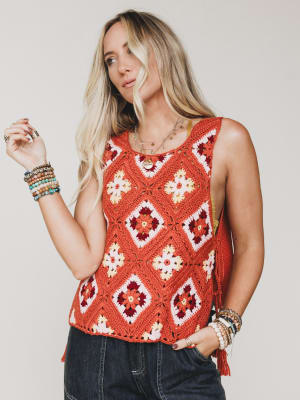 Boho Crush Crochet Top: undefined