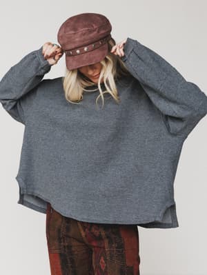 the-nest-essential-sweater-top-charcoal/Charcoal