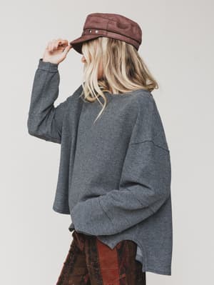 the-nest-essential-sweater-top-charcoal/Charcoal
