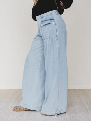 Lets Jet Set Wide Leg Pants: undefined