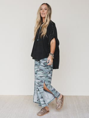 Army Green Charcoal Camo