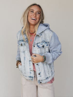 The Nest My Boyfriends Denim Jacket: undefined