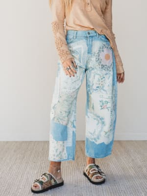 Passport Ready Mix Print Pants: undefined