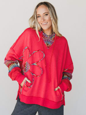 Patchwork Poppy Sweater: undefined