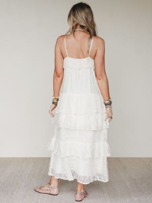 Poems And Stories Dress - Ecru M / Ecru