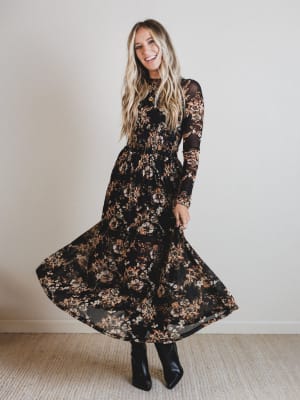 Floral Fantasia Dress: undefined