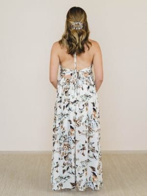 Daydreamer Floral Maxi Dress - Cream L / Cream