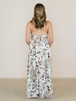Daydreamer Floral Maxi Dress - Cream L / Cream