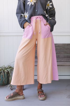 The Nest Breeze Lounge Wide Leg Pants: undefined