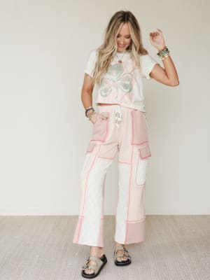 Opal Mirage Pants - Pink L / Pink
