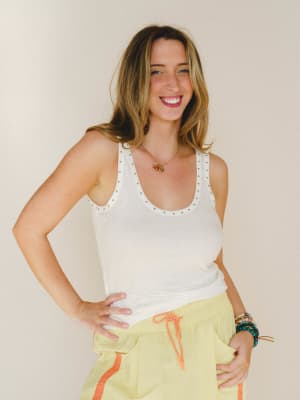 Studded Tank Top: undefined