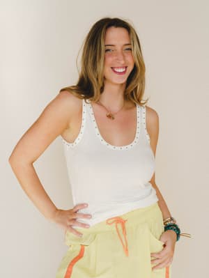 Studded Tank Top: undefined