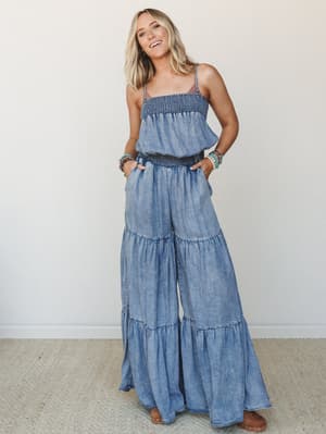 Denim Horizon 2 Piece Bundle - White