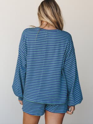 Sailing Nights Away 2 Piece Bundle - Navy Green