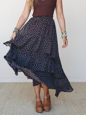 Garden Dots 2 Piece Bundle - Brown