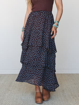 Garden Dots 2 Piece Bundle - Brown
