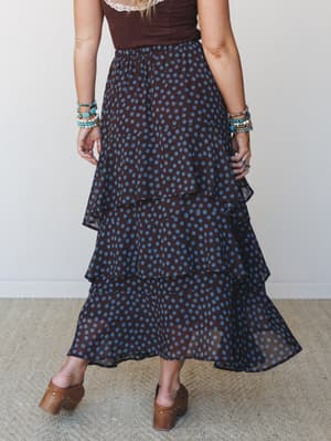 Garden Dots 2 Piece Bundle - Brown