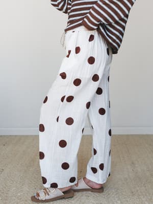 Dots and Stripes 2 Piece Bundle - Brown