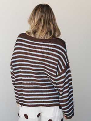 Dots and Stripes 2 Piece Bundle - Brown