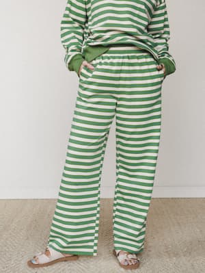 Sunwoven Stripe Set 2 Piece Bundle - Green