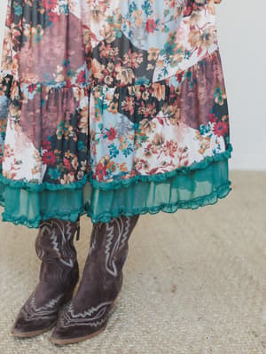 Earthy Bloom 3 Piece Bundle - Rust Teal