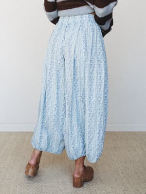 Clementine Garden 2 Piece Bundle - Brown Blue