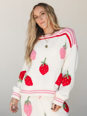 Strawberry Cloud Set 2 Piece Bundle - Cream Multi