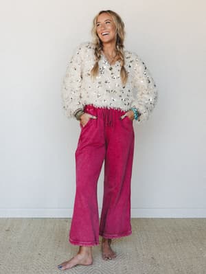 Sequin Elegance 2 Piece Bundle: Burgundy