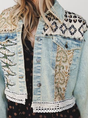 Golden Autumn Days 2 Piece Bundle - Denim