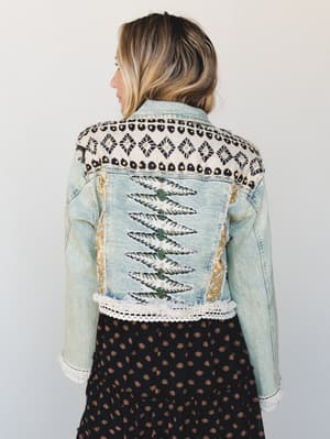 Golden Autumn Days 2 Piece Bundle - Denim