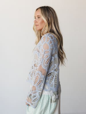 Things of Dreams Top - Powder Blue S / Powder Blue