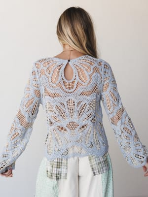 Things of Dreams Top - Powder Blue S / Powder Blue