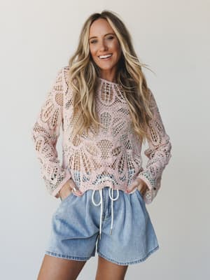 Thing of Dreams Top - Blush M / Blush