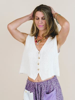 Every Moment Vest Top - Off White M / Off White