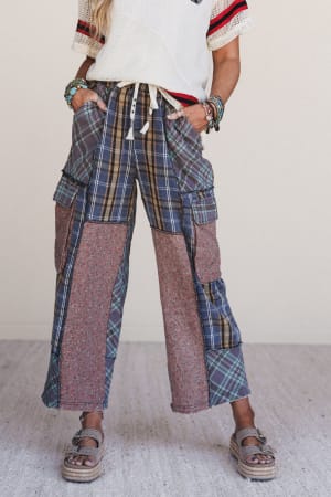 Split Decision Wide Leg Pants: undefined