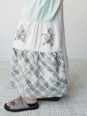 Coastal Chill Wide Leg Pants - Oatmilk Multi S / Oatmilk Multi