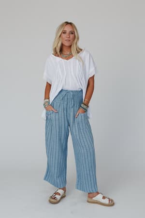 solana-striped-pants-blue/Blue