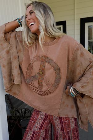 peace-path-embroidered-top-mocha/Brown