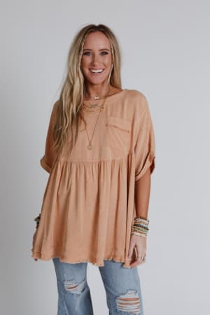 The Good Life Oversized Top: undefined