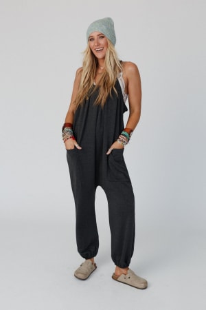The Nest Comfort Zone Pocketed Jumpsuit: undefined