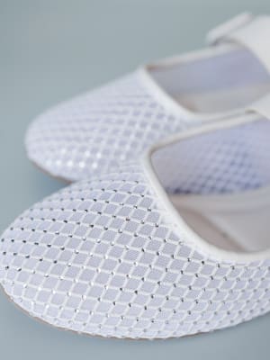 Gem Mesh Flat - Ivory 10 / Ivory