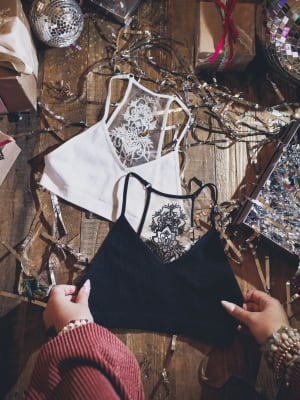 Get Inked 2 Piece Bralette Bundle: undefined