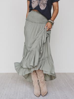 washed-ashore-ruffled-maxi-skirt-transition-olive/Olive