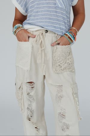 city-sky-distressed-pants-oat/Oat