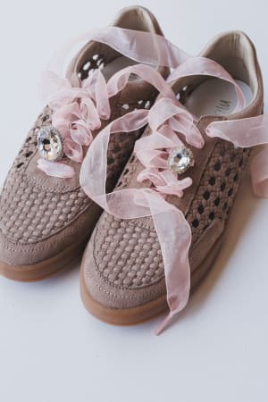 Love Me Woven Sneakers: undefined